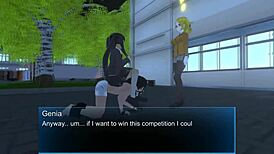 Hey, wanna see feet and fart action in Femdom University Skullgirls?