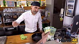 Hunt4k Babe Pities Divorced Client, Urges Boyfriend To Join For Wild Shaved Pussy Sex