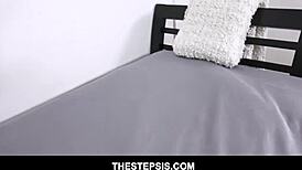 Lucky step bro seduces Shae Celestine for a wild ride. POV fucking on the bed awaits!