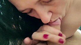 Hey, check out this submissive milf housewife in a blowbang creampie session! 😏