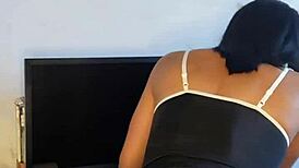 Is this naughty employee ready for action?