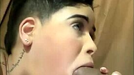 wet blowjob on big cock from tasty big ass fadynha of 18!