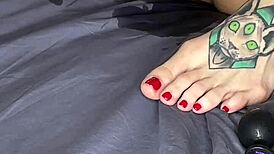 BBW Squirts In Close-Up POV For Her King.