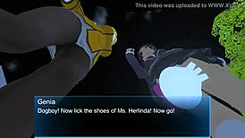 Hey, wanna see feet and fart action in Femdom University Skullgirls?