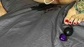 BBW Squirts In Close-Up POV For Her King.