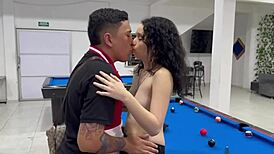 Teach me billiards for a prize.