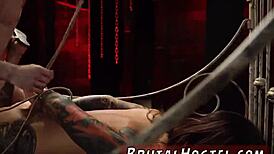 Intense foot worship by sex slave for excited young tourists, Felicity Feline