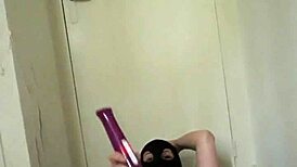 Esclave F starts a wild solo session on April 24, 2023. This French slave explores intense BDSM fantasies.