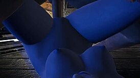 Mass Effect Sex Scene with Azari in 3D Hentai