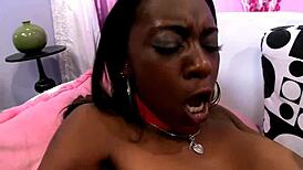 That big tits model rides hard