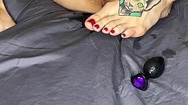 BBW Squirts In Close-Up POV For Her King.