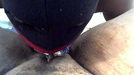 Naughty stepson licked his step-mom pussy and made her moan do good taboo