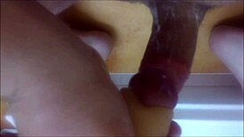 This chubby gay guy enjoys bath wanking and handjob fun