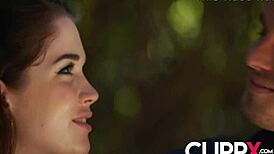 Intense Emotions As Stranger Robby Echo Blows Petite Evelyn Claire In Park POV