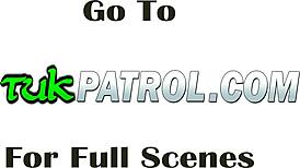 close-up rimjob by tuk patrol driver to teen