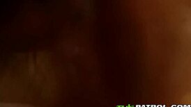 close-up rimjob by tuk patrol driver to teen