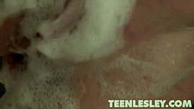 i'm teen lesley, rubbin my pussy in the bathtub, oops i mean vagina 😅