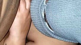 im watching this masked latina bbw suck big black cock so good