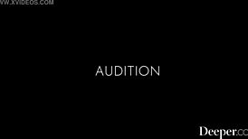 mia melano proves her deepthroat talents on stage with rough bondage and spanking