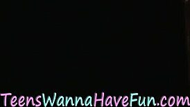 i messed up, but these real lesbian teens at the party get toyed in a group