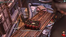 golden mean ep 4 with cartoon redhead in lingerie