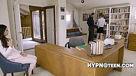 Hypnoteen 18+ Gets Fucked As Free Use Law Intern!