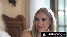 Melody Marks battles her roommate riding Jane Wilde’s pussy.