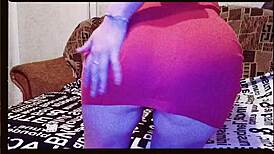 Teen Hana Mour Takes Off Panties In Short Dress