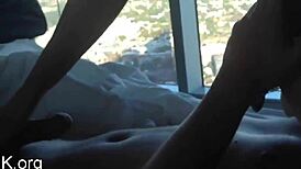 Very Hot Amateur Threesomes Featuring Blowjob