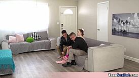 skinny stepsis asks, 'play with my tits and pussy?'