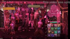 Spellbound Gay Furry Hentai Game Strips And Bukkakes In BDSM Orgy Crowd