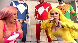 Are the Whorphin Rangers Ready for Gangbang?