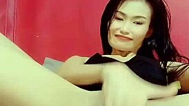 Thai Babe Stretches Pussy With Big Cock