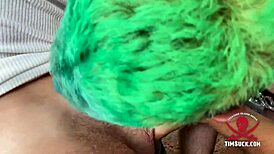 leo deepthroats sam's monster cock with spitting and sucking