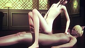 Volim Mioin handjob i jebanje kao sissy trap crossdresser u yaoi