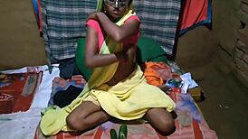 Bhabhi enjoys orgasm from bent over doggystyle sex with dirty talk