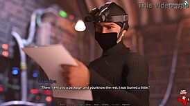 golden mean ep 4 with cartoon redhead in lingerie