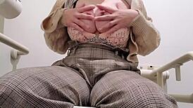 I caught myself boldly masturbating in store toilet