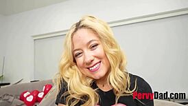 showing cheating boyfriend i get better dicks on valentines step daughter river lynn