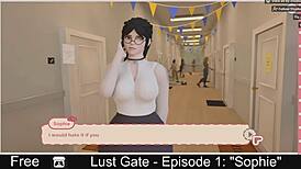 Lust Gate Episode 1: Sophie Stars in Erotic 3D Comedy