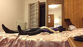 How Latexitaly Captures Images In European Rubber Dress And Gloves