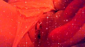 Sexy blonde milf in outfit teases with adorable masturbation