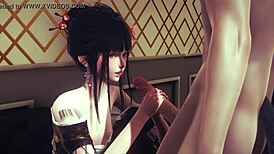 I love mio's handjob and fuck as a sissy trap crossdresser in yaoi anime.