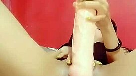 Thai Babe Stretches Pussy With Big Cock