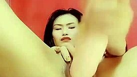 Thai Babe Stretches Pussy With Big Cock