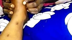 She punished me to worship her feet and smoke between her toes