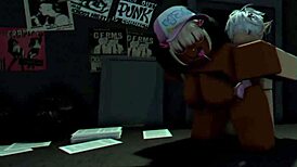 banging her outside the club