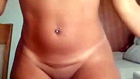 Agatha carioca strips on webcam while her husband is at work.