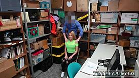 Blonde natural tits webcam striptease in uniform