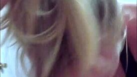 Watch this amateur girlfriend take huge cum shots!